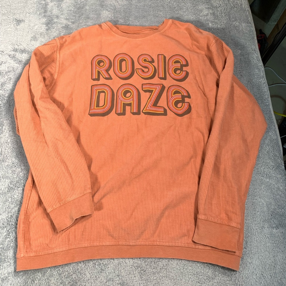 Rosie Daze boutique Cotton Sweatshirt orange 2XL